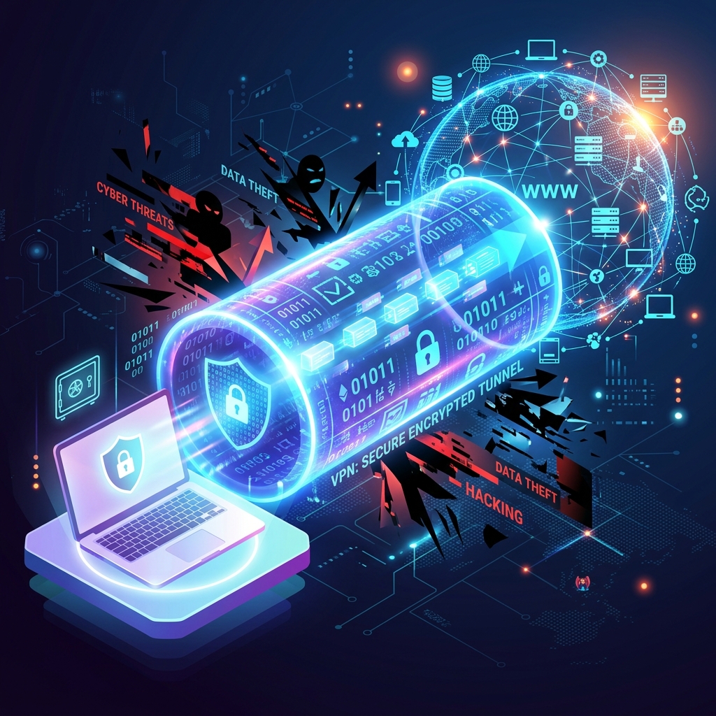 How VPN (Virtual Private Network) Works visual insight