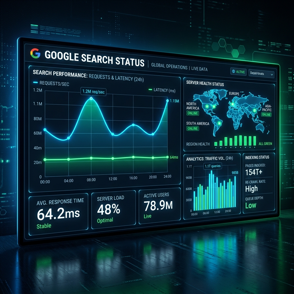 Google Introduces Search Status Dashboard Update